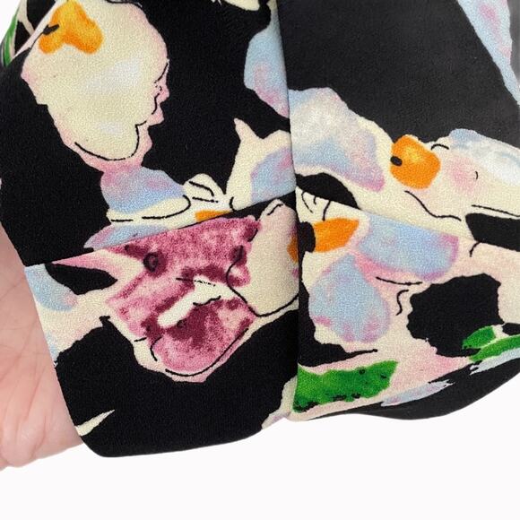 Topshop Floral Romper Sz 6 - Picture 3 of 4